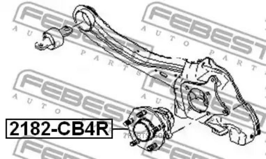 

Ступица Febest 2182CB4R