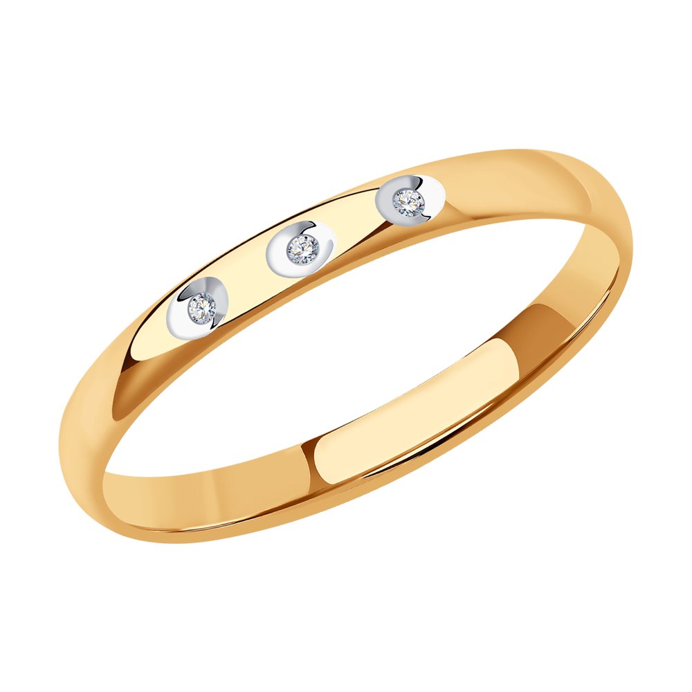 

Кольцо из золота р.  SOKOLOV Diamonds 1110200, бриллиант, 1110200