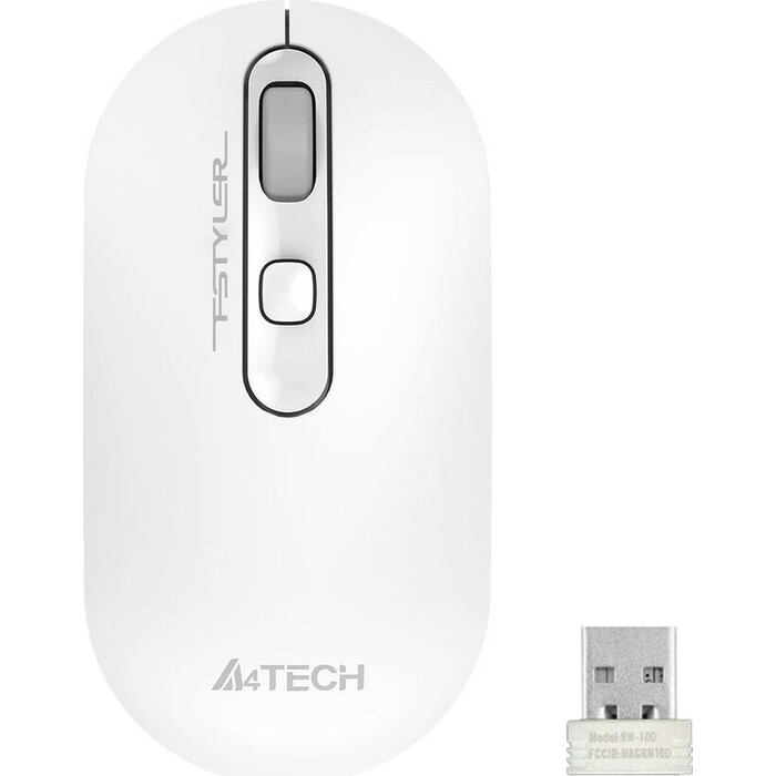 фото Беспроводная мышь a4tech fstyler fg20 white (1379896)