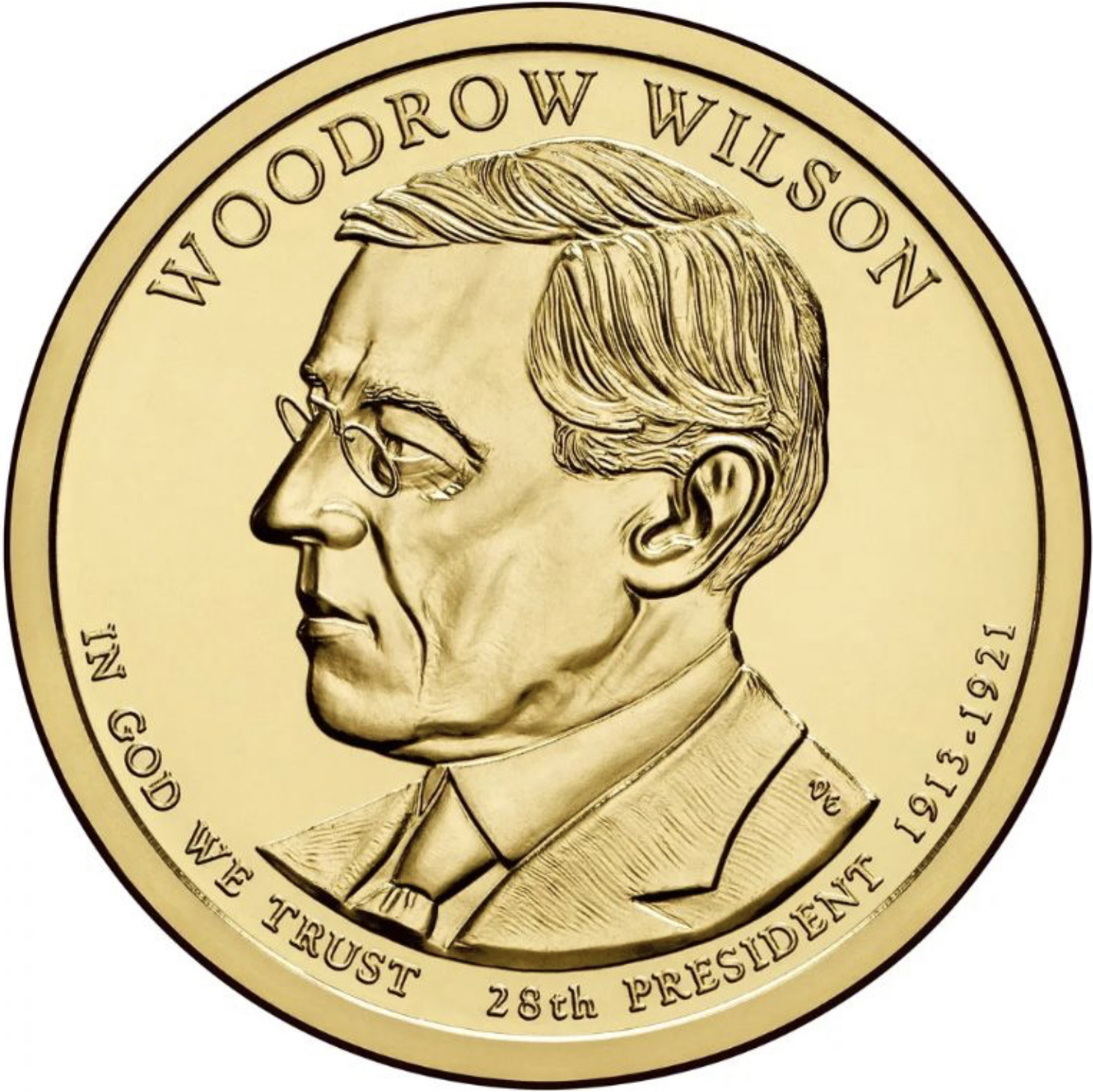 

Монета США 1 доллар 2013 года “28-й президент Вудро Вильсон”, CashFlow Store