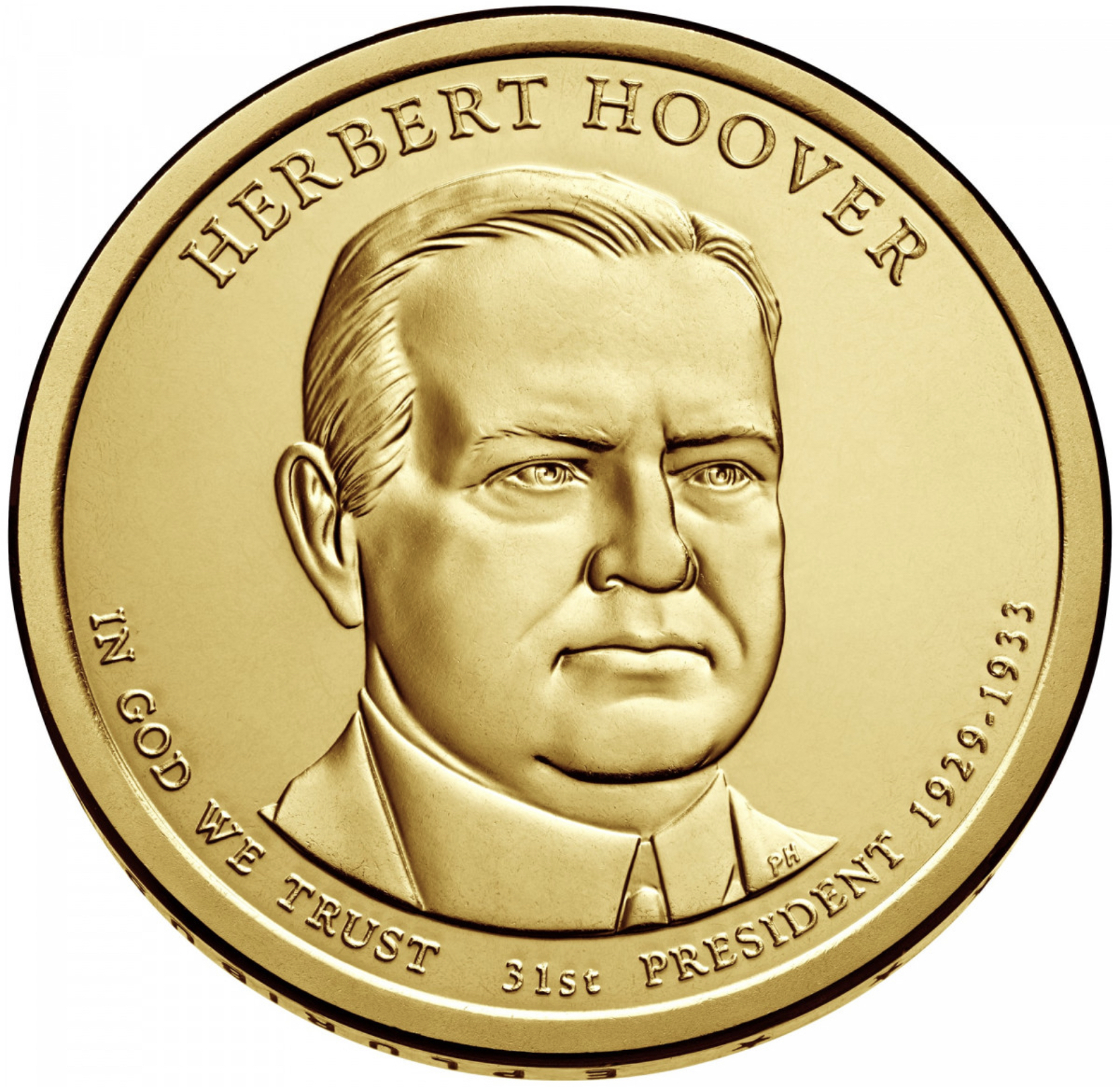 

Монета США 1 доллар 2014 года “31-ый Президент Герберт Гувер”, CashFlow Store