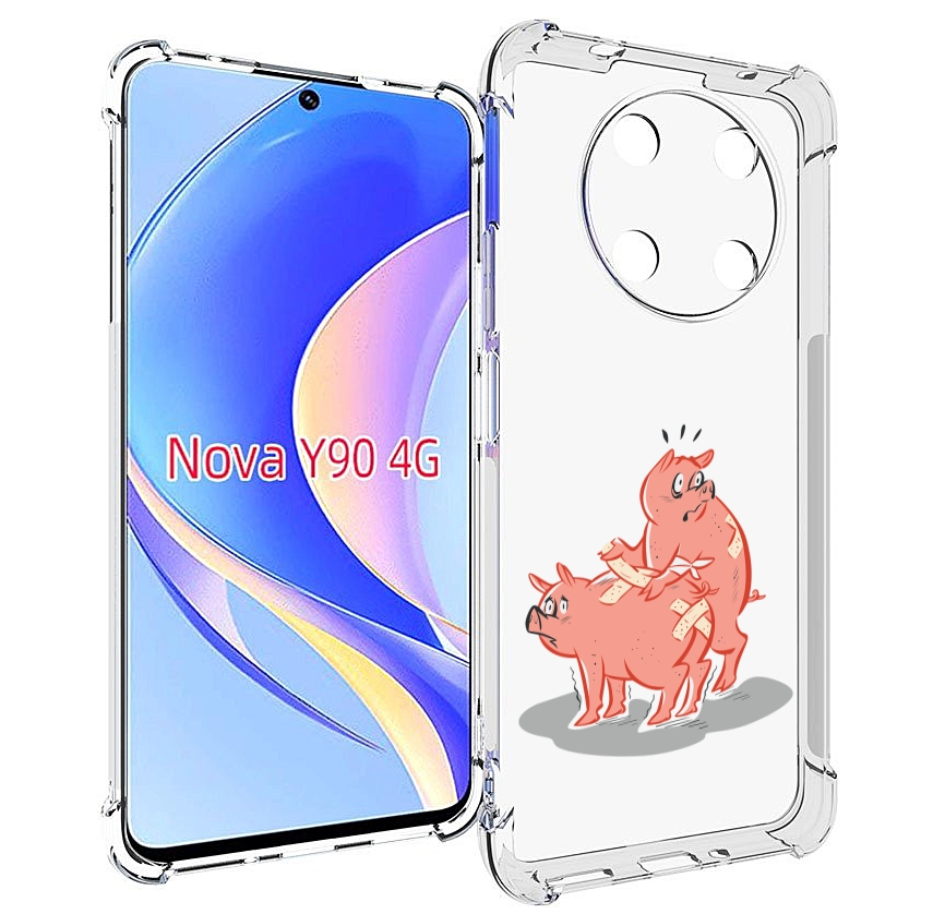 

Чехол MyPads свинки-с-пластырями для Huawei Nova Y90 (CTR-LX1) / Enjoy 50 Pro, Tocco