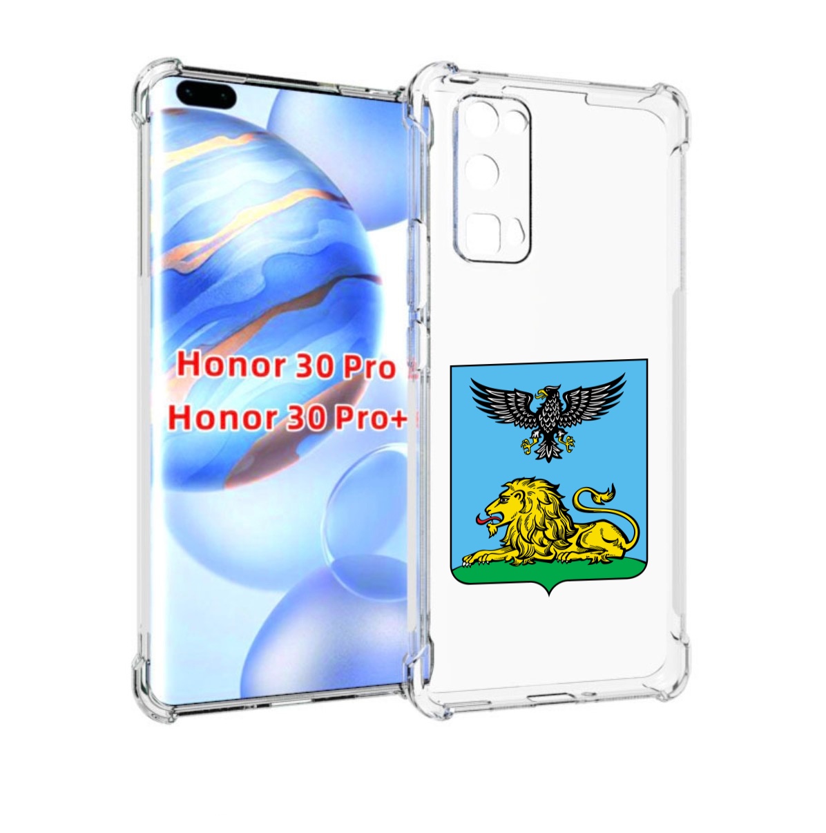 

Чехол бампер MyPads герб-белгородскои-области для Honor, Прозрачный, Tocco