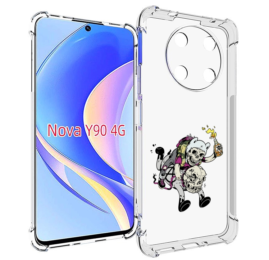 

Чехол MyPads время приключений скелеты для Huawei Nova Y90 (CTR-LX1) / Enjoy 50 Pro, Tocco