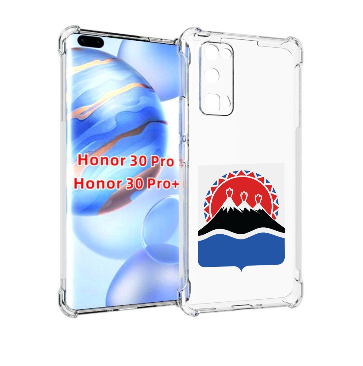 

Чехол бампер MyPads герб-камчатскии-краи для Honor 30 P, Прозрачный, Tocco