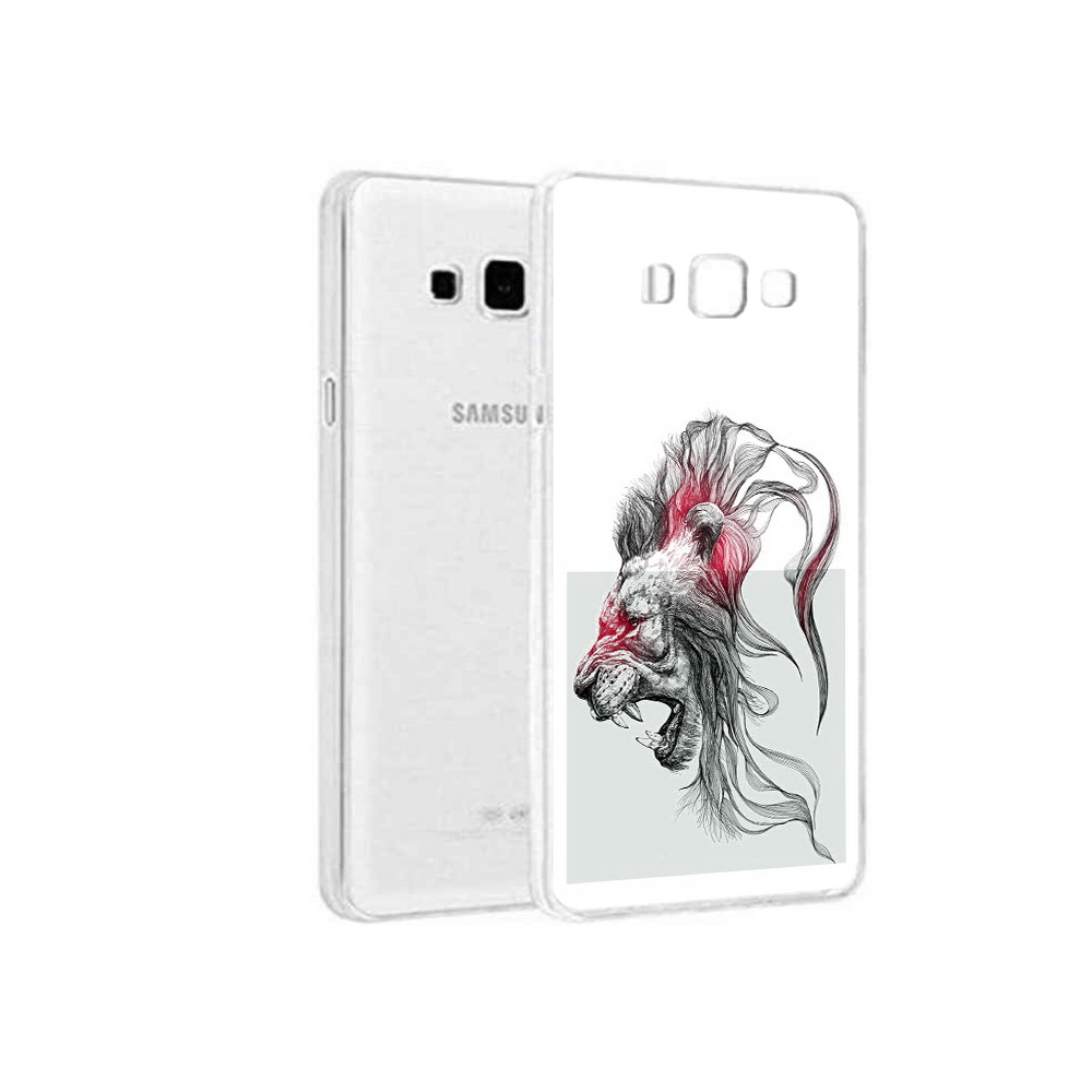 

Чехол MyPads Tocco для Samsung Galaxy A3 (2015) разъяренный лев, Прозрачный, Tocco