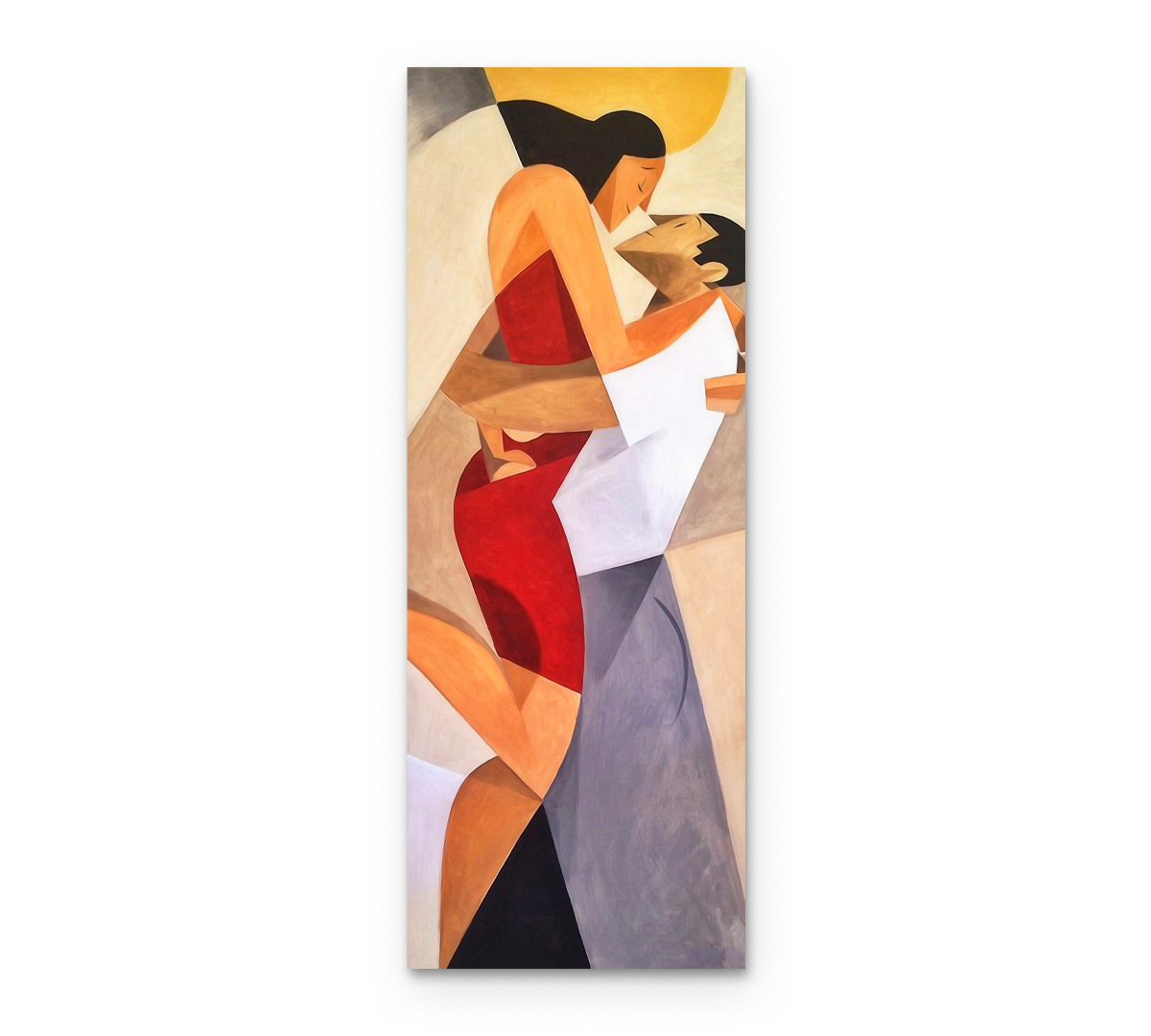 

Картина интерьерная на холсте Poly Print Art Влюбленные 80х30 см