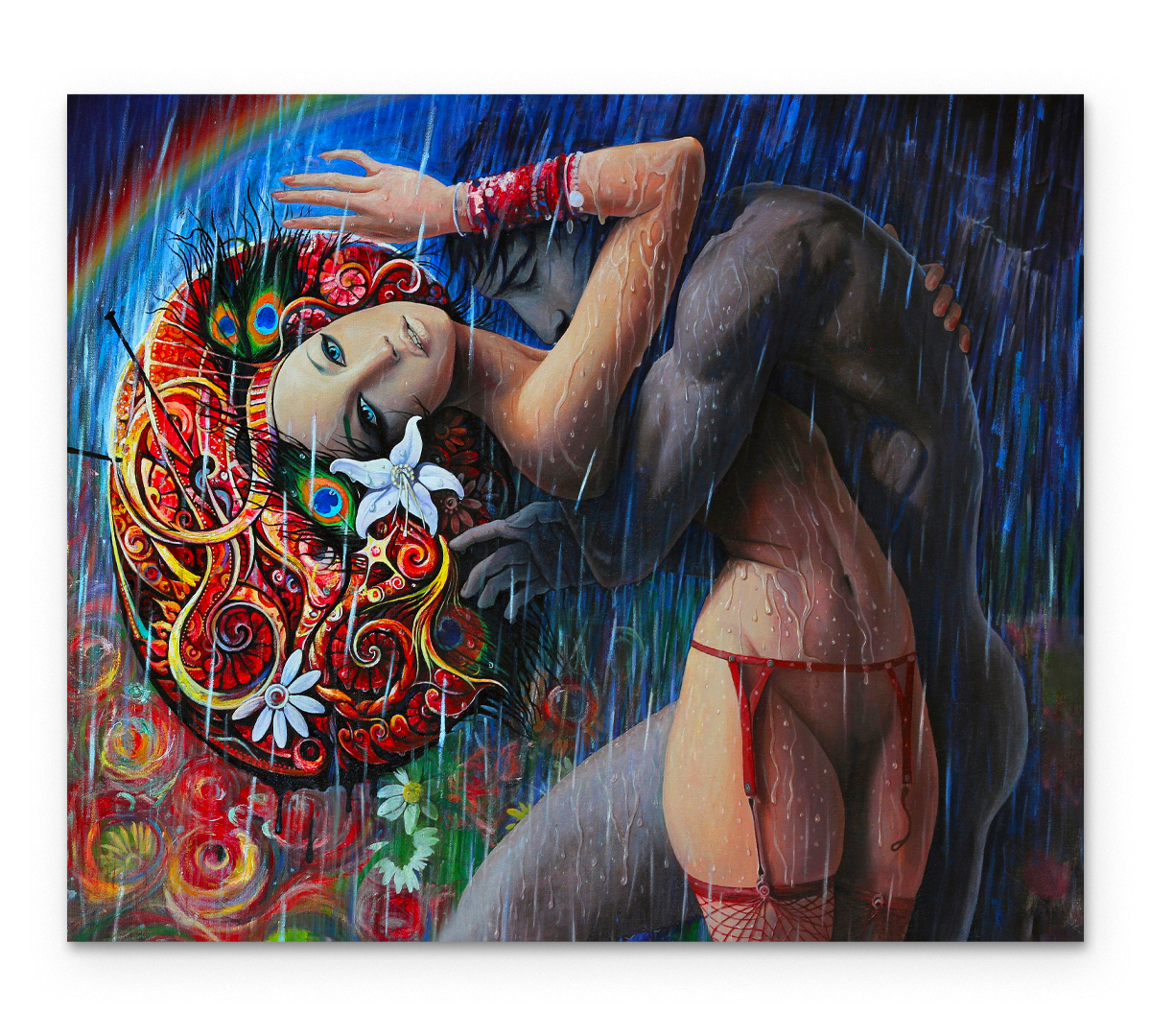 

Картина интерьерная на холсте Poly Print Art Красавица и чудовище 60х50 см