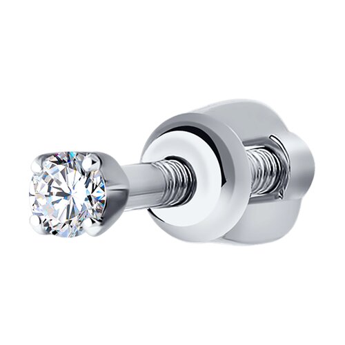 

Моносерьга из белого золота с бриллиантом SOKOLOV Diamonds 1170006, 1170006