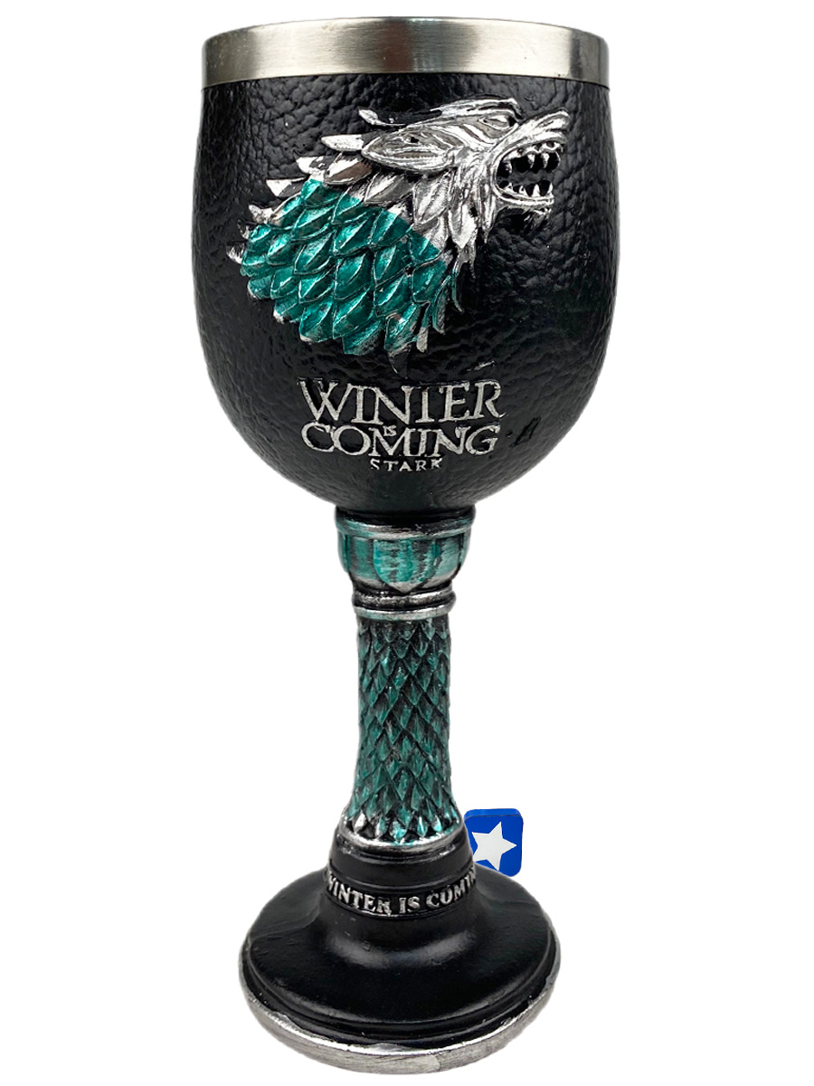 Бокал для вина StarFriend кубок Игра престолов Зима близко Game of Thrones 17 см 220 мл