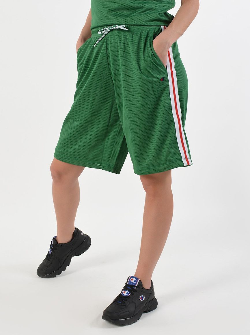 

Шорты женские Champion 111375 зеленые XS, Зеленый, 111375