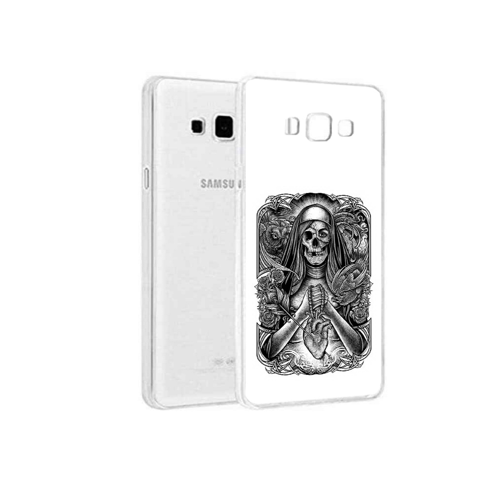 

Чехол MyPads Tocco для Samsung Galaxy A3 (2015) скелет с сердцем, Прозрачный, Tocco