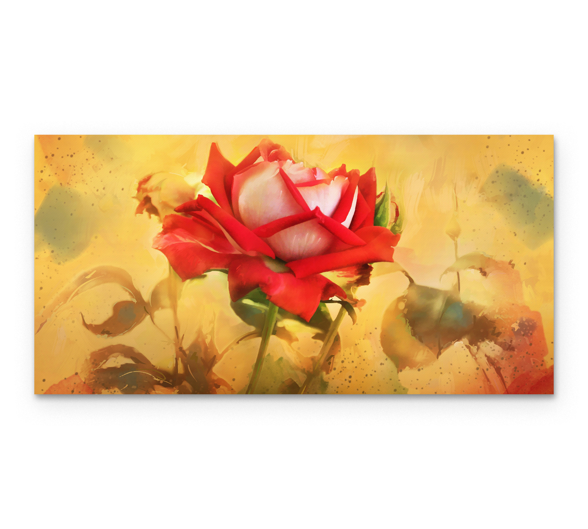 

Картина интерьерная на холсте Poly Print Art Роза 60х30 см