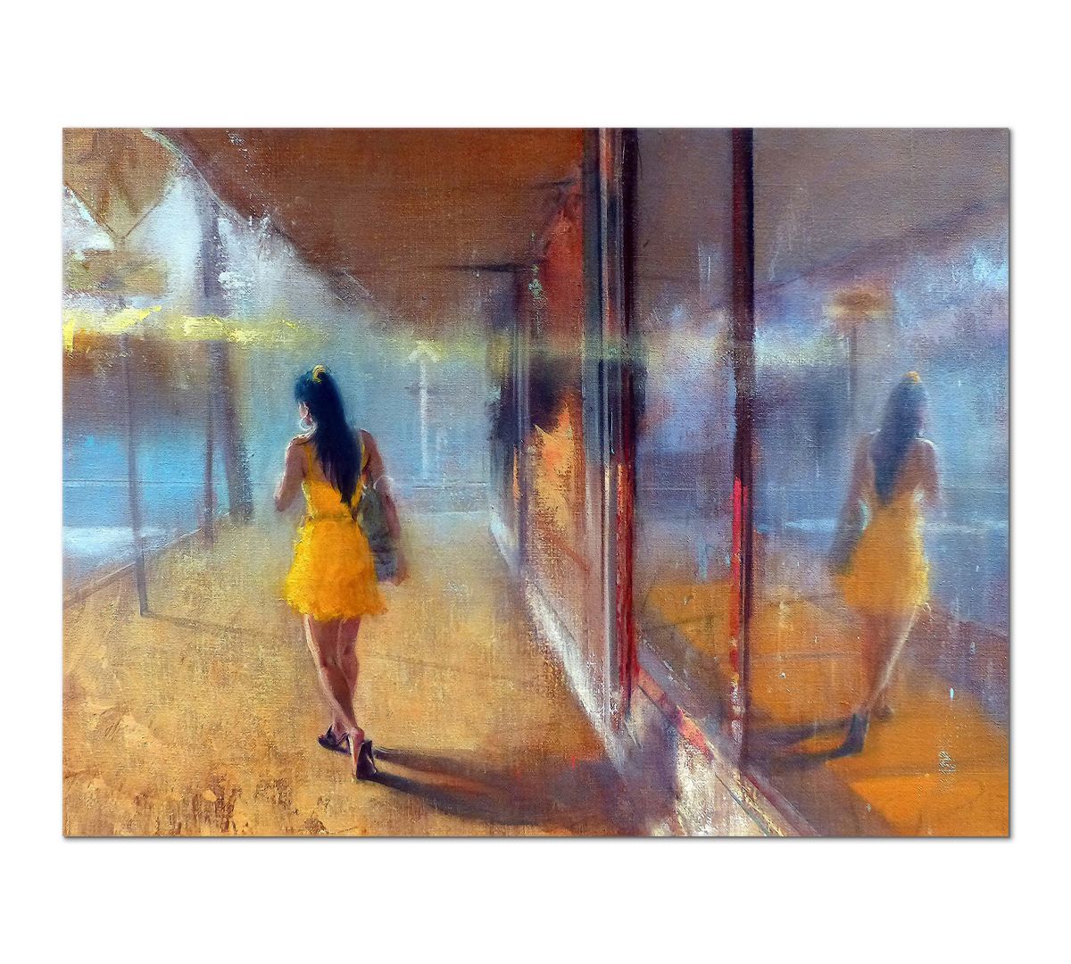 

Картина на холсте Poly Print Art репродукция картины 5 Дэвида Филенда 60х30 см
