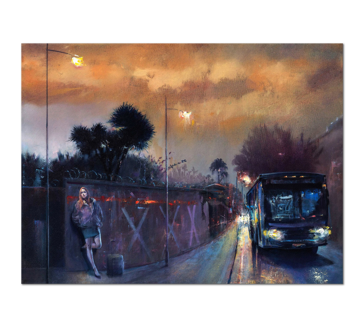 

Картина на холсте Poly Print Art репродукция картины 6 Дэвида Филенда 40х30 см