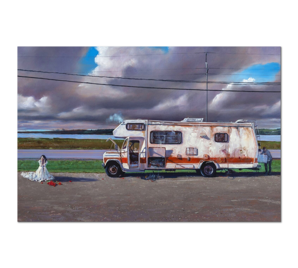 

Картина на холсте Poly Print Art репродукция картины 8 Дэвида Филенда 40х30 см