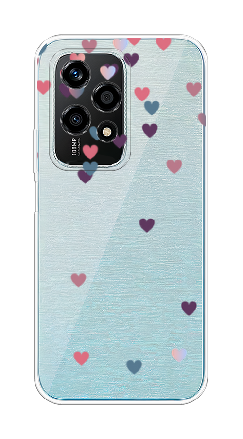 

Чехол на Honor 200 Lite "Посыпка сердечки", Розовый;фиолетовый, 6124650-1