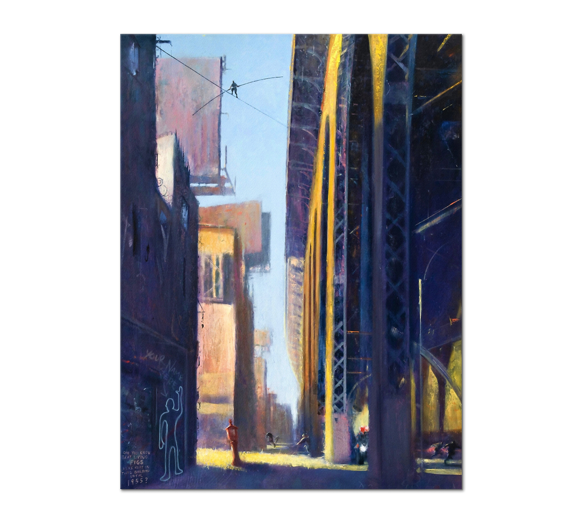

Картина на холсте Poly Print Art репродукция картины 7 Дэвида Филенда 60х40 см