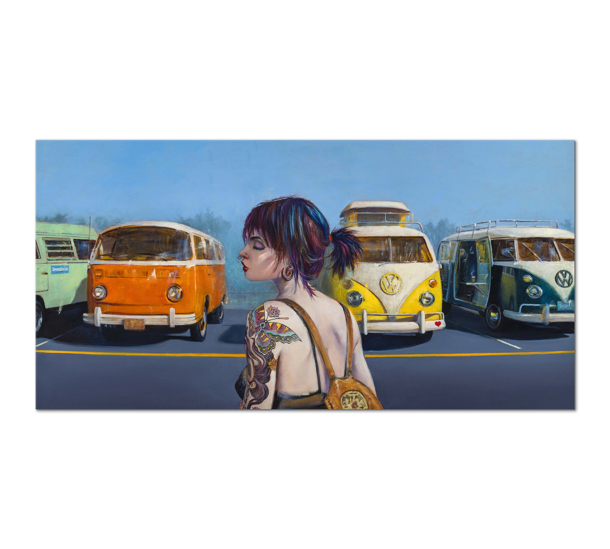 

Картина на холсте Poly Print Art репродукция картины 10 Дэвида Филенда 60х40 см