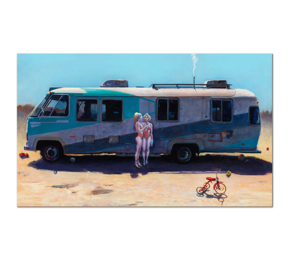 

Картина на холсте Poly Print Art репродукция картины 9 Дэвида Филенда 50х30 см