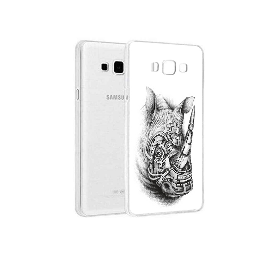 

Чехол MyPads Tocco для Samsung Galaxy A3 (2015) стальной носорог, Прозрачный, Tocco