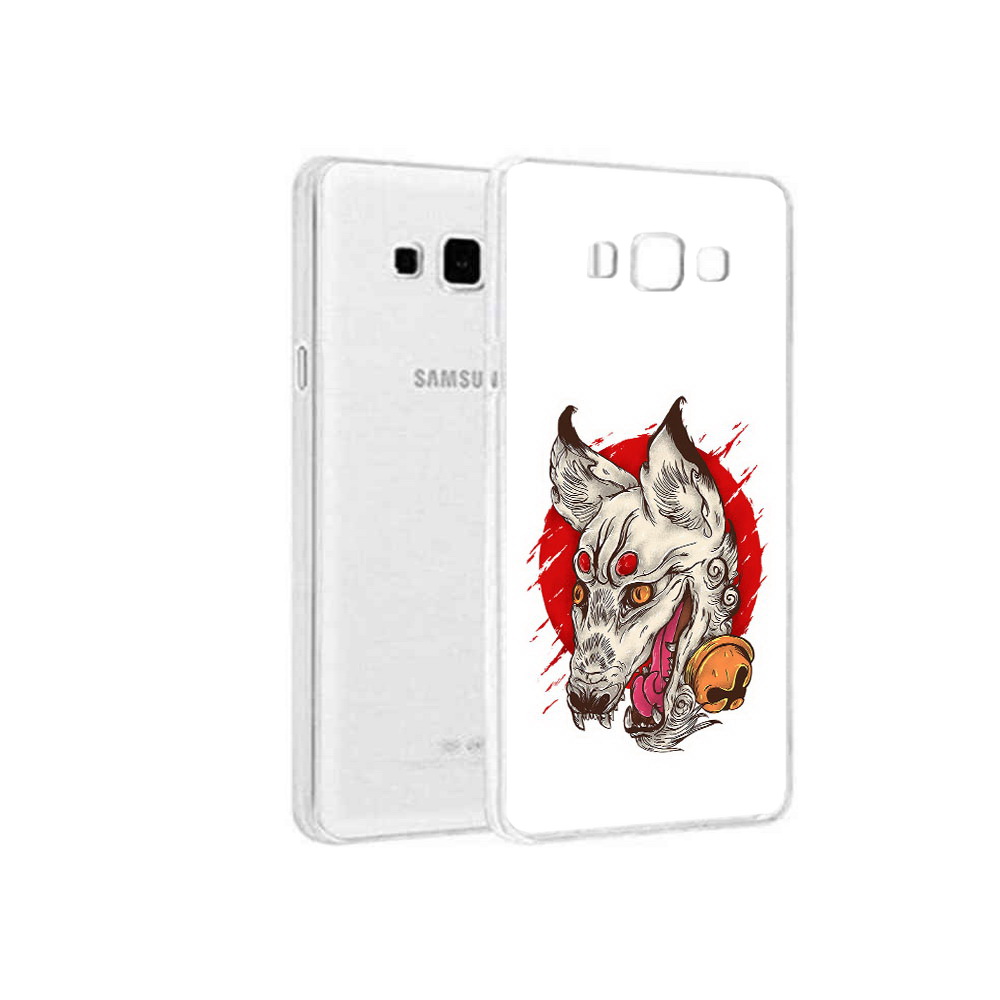 

Чехол MyPads Tocco для Samsung Galaxy A3 (2015) страшная собака, Прозрачный, Tocco