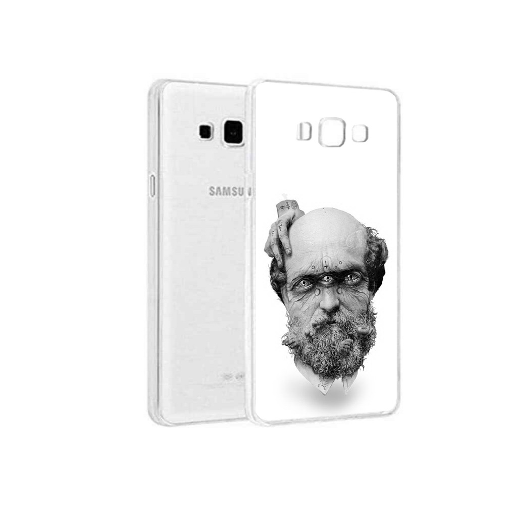 

Чехол MyPads Tocco для Samsung Galaxy A3 (2015) страшный бородатый мужчина абстракция, Прозрачный, Tocco