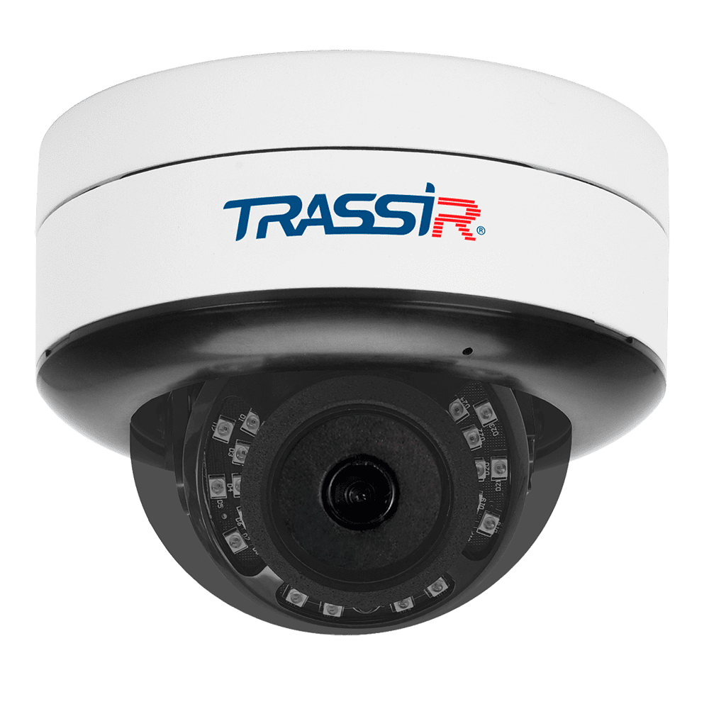 TRASSIR Видеокамера  TRASSIR TR-D3121IR2 v6 2.8 Уличная 2Мп  с ИК-подсветкой. Матрица 1/2.