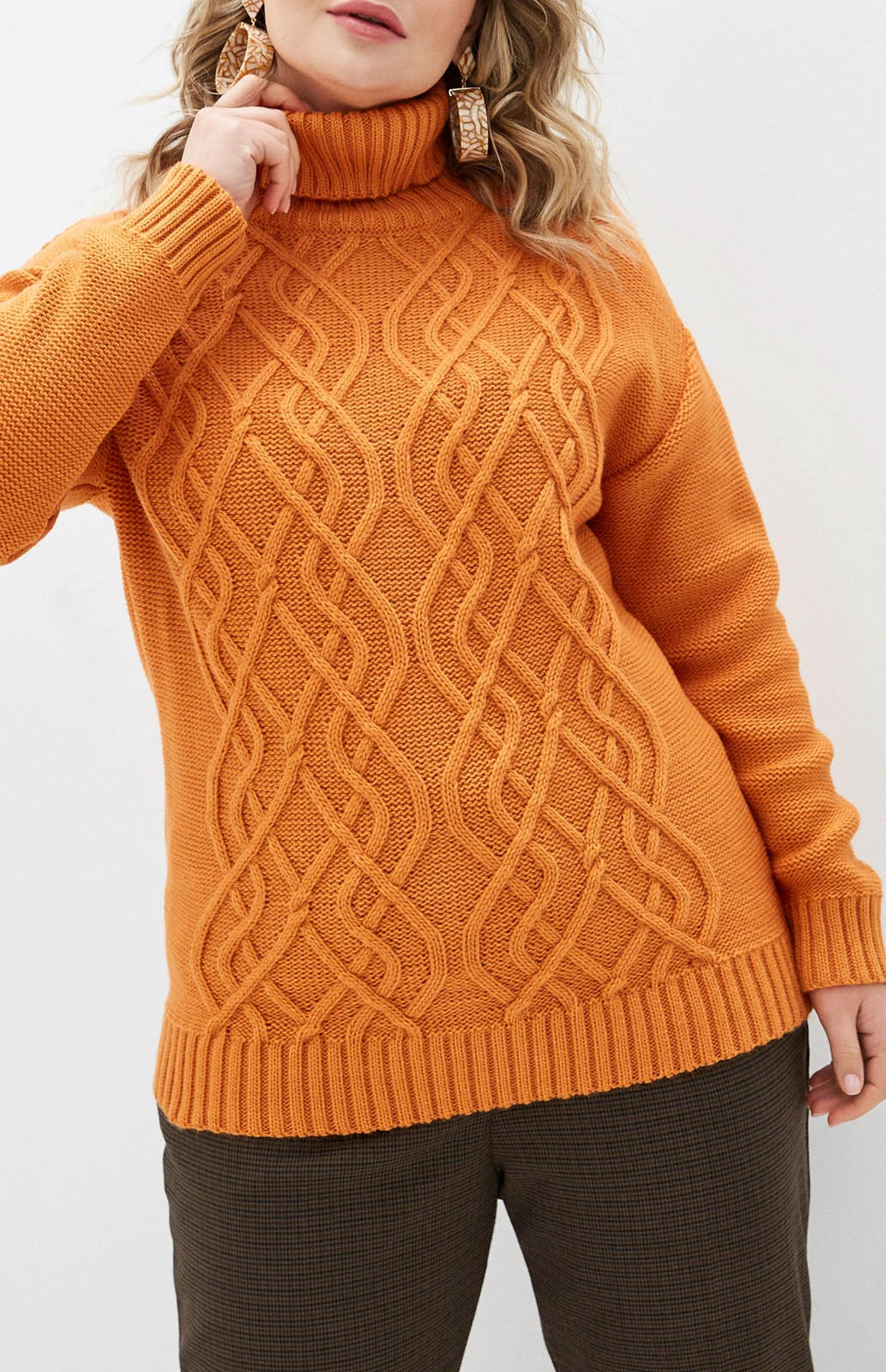 

Джемпер женский MILANIKA 1280 оранжевый 46-50 RU, 1280