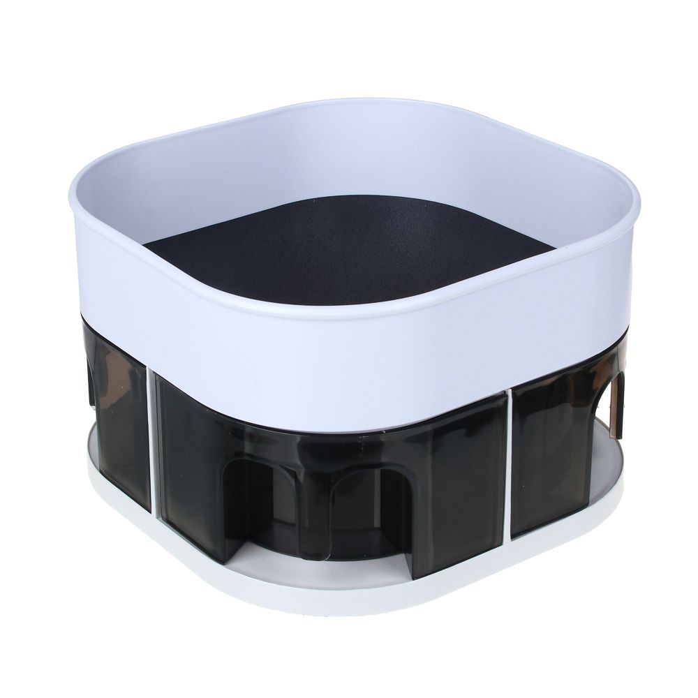 

ВСЁГАЗИН Органайзер для специй, вращающийся на 360 градусов, пластик, каучук, 23х23х15см, 485140