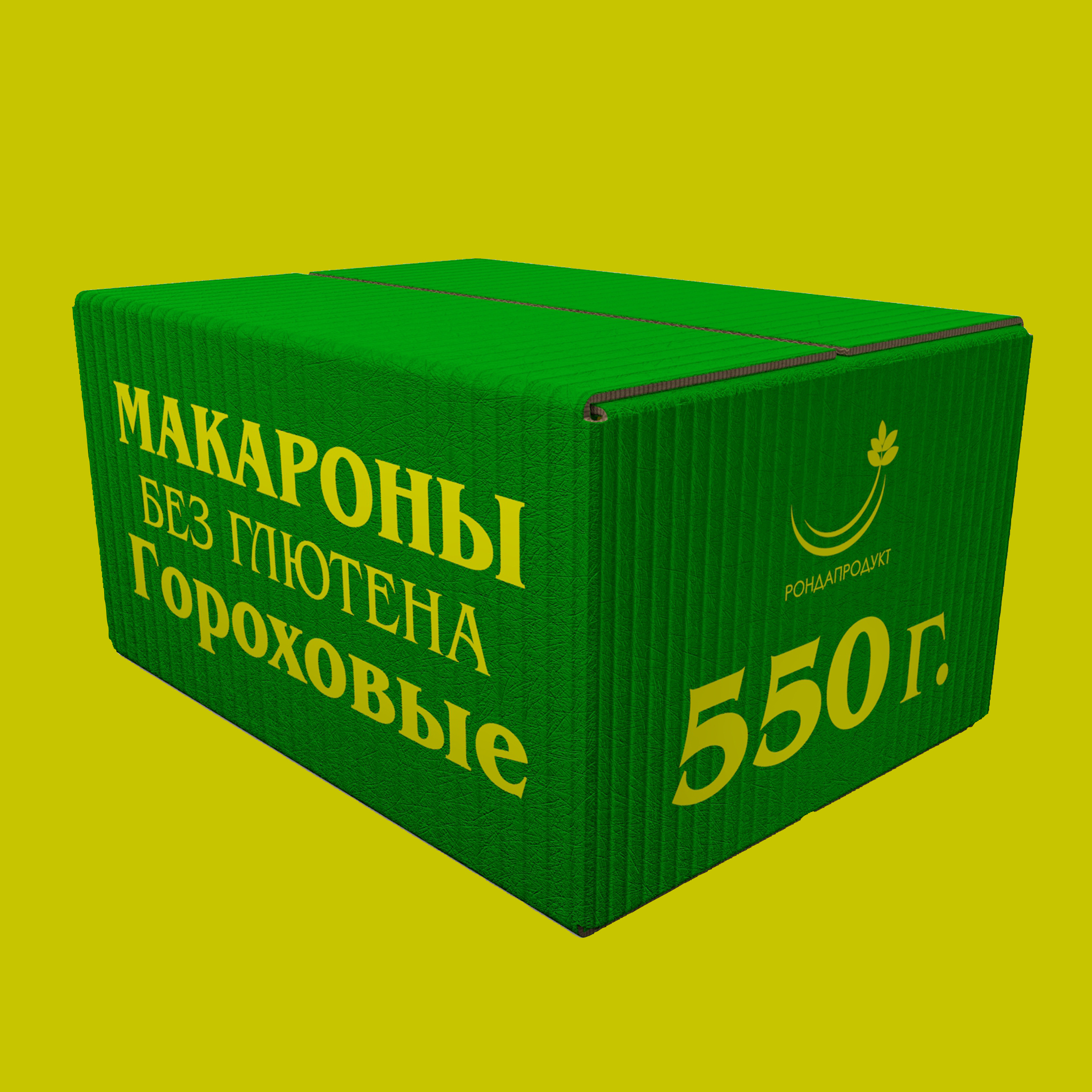 

Макароны без глютена Рондапродукт гороховые спирали, 0,55 кг, Гороховые макароны