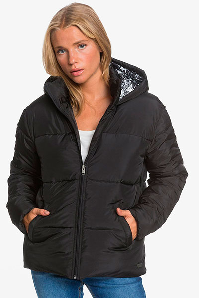 

Куртка женская Roxy ERJJK03389 черная S INT, ERJJK03389