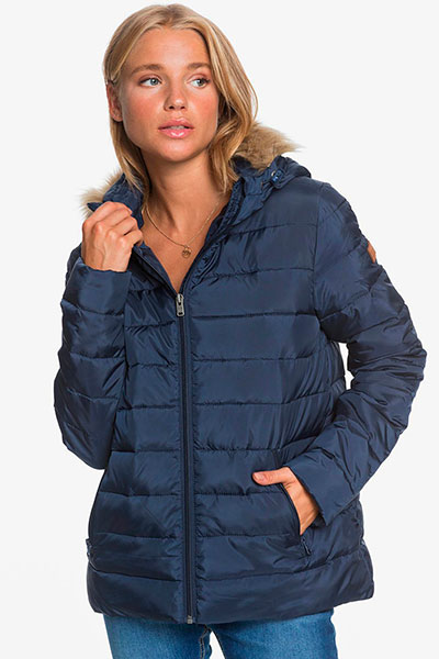 

Куртка женская Roxy ERJJK03392 синяя XS INT, ERJJK03392
