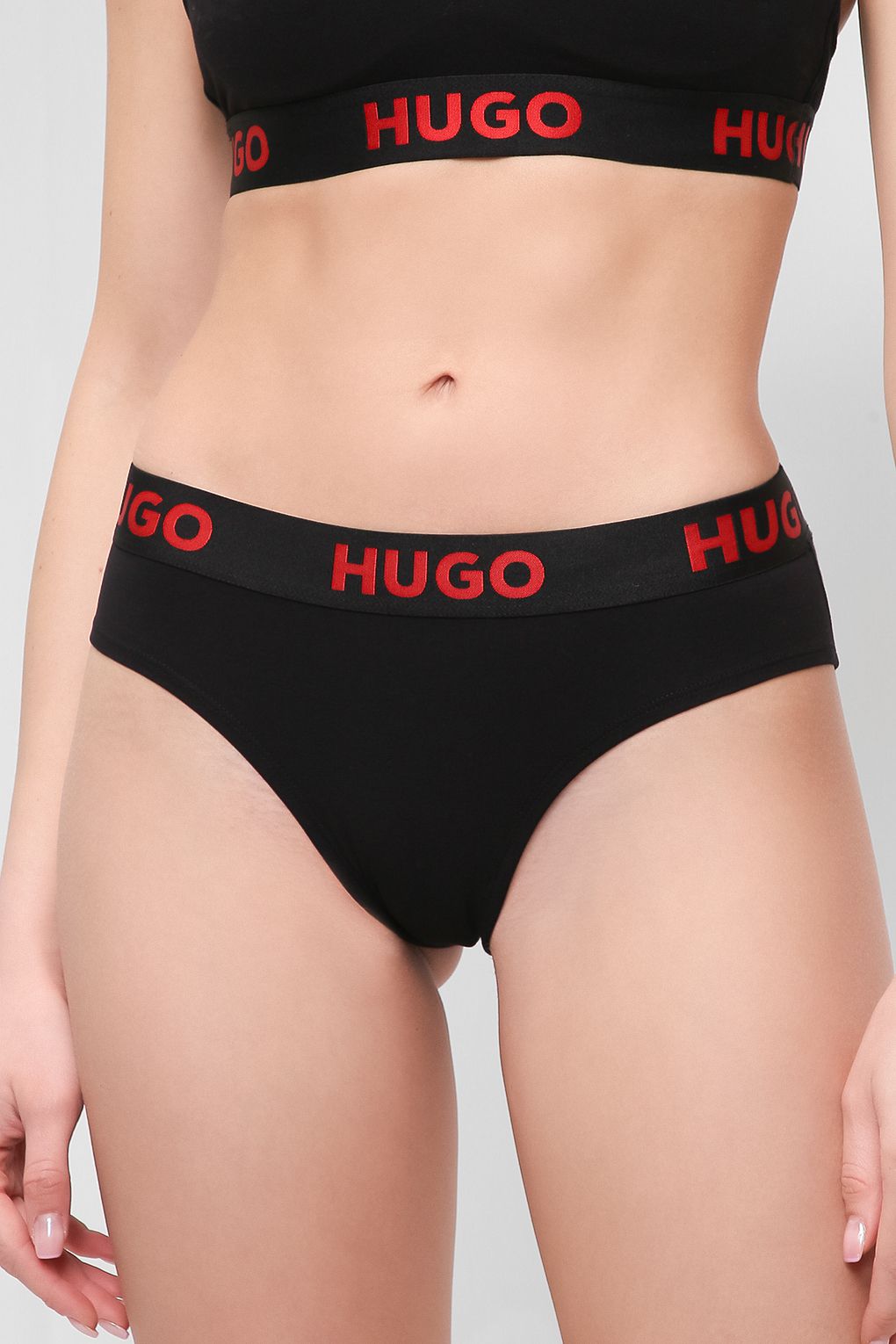 Трусы женские HUGO 50469643 черные XL