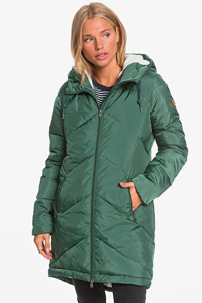 

Куртка женская Roxy ERJJK03390 зеленая S INT, ERJJK03390