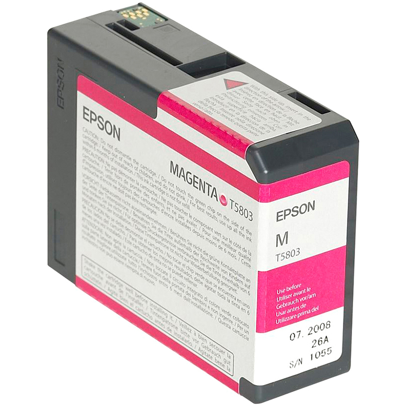

Картридж Epson T580 (C13T580300) пурпурный, T580