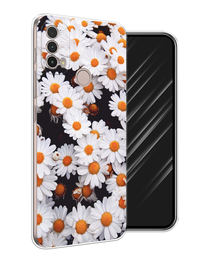 

Чехол Awog на Nokia C100 "Ромашковое поле", Белый, 125350-4