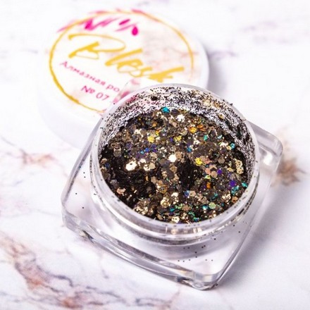 

Набор, Blesk, Дизайн для ногтей «Алмазная россыпь» №07, 3 шт., Коричневый