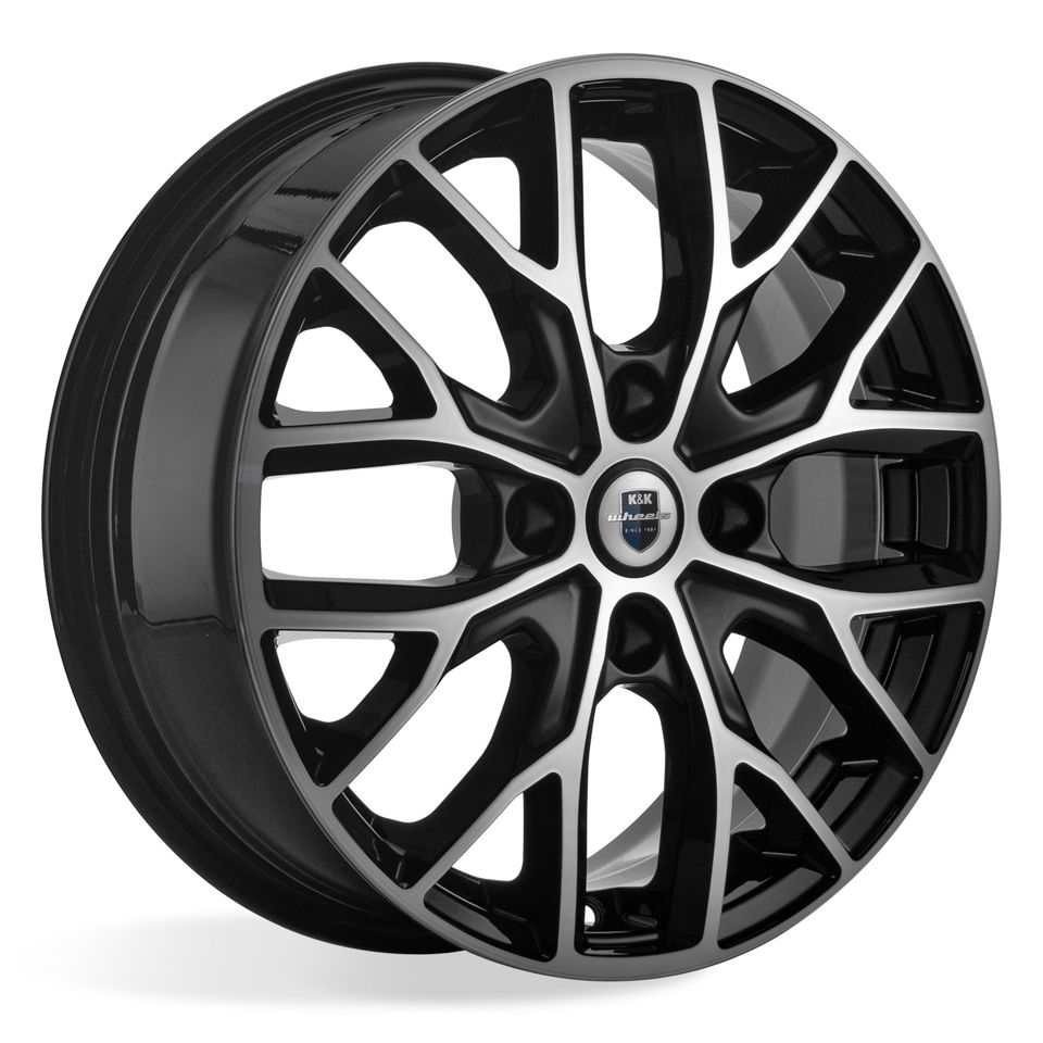 

Колесный диск K&K Лилиом оригинал (КС891) (BA) 6xR16 ET50 4*100 D60.1 литой алмаз черный, Лилиом (КС891)