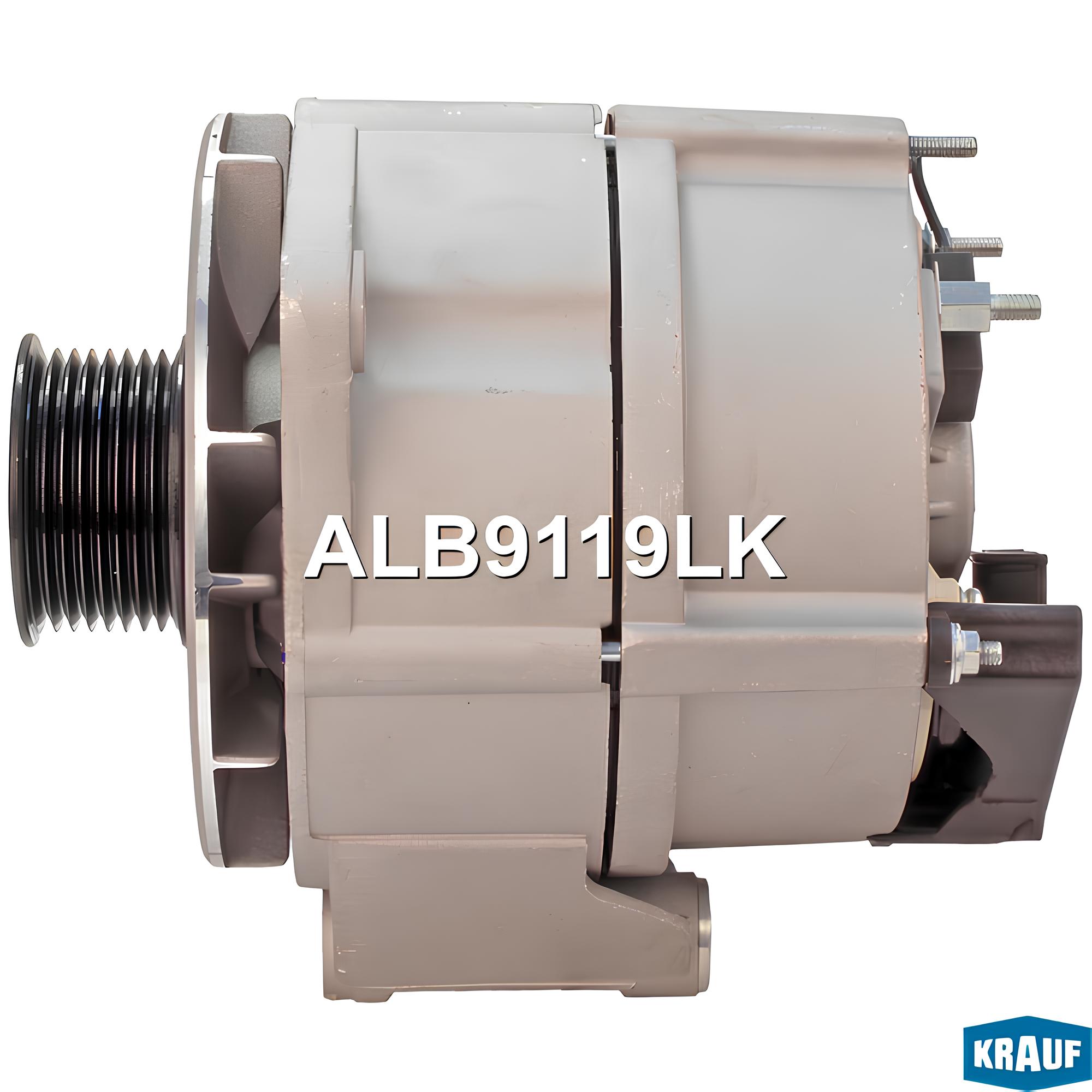 

Генератор Cо Шкивом 8 Ручьев Krauf ALB9119LK