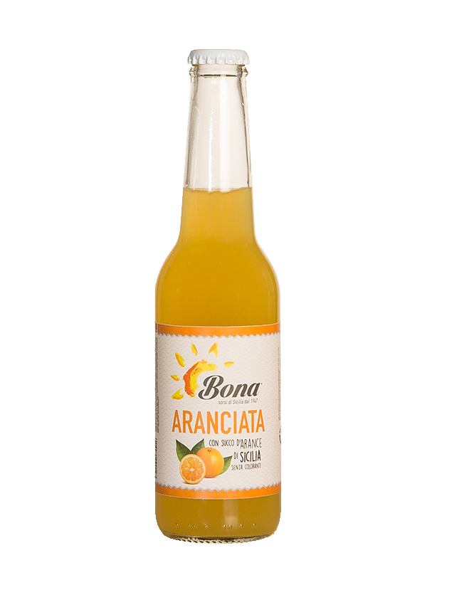 Лимонад Bona ARANCIATA из сока сицилийского апельсина, 275мл х 12шт