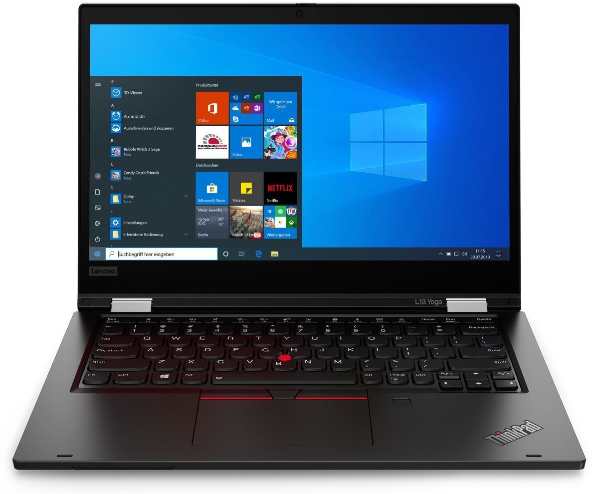 фото Ноутбук lenovo thinkpad l13 yoga (20r50002rt)