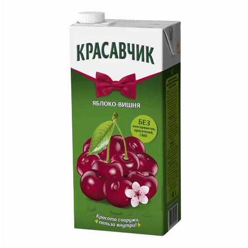 

Нектар Красавчик яблоко-вишня 1,9 л