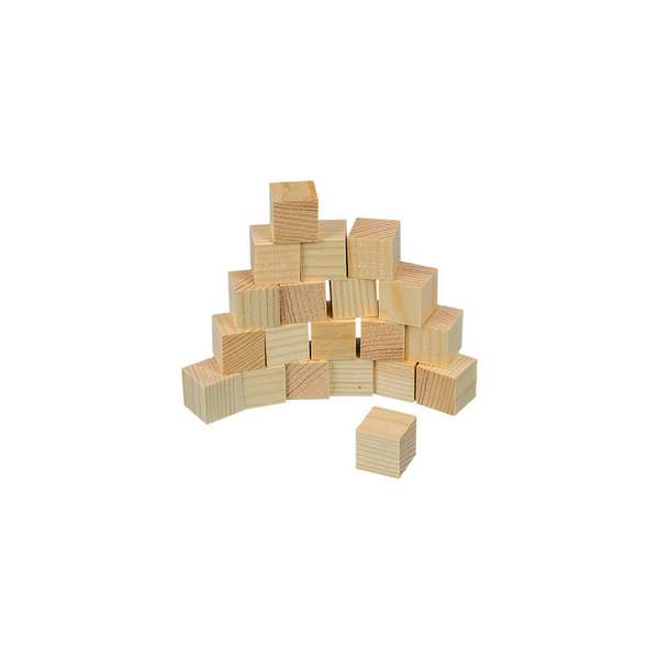 фото Mr. carving деревянная заготовка заготовка кубики сосна 20 шт пр-28, 2x2 см от mr. carving
