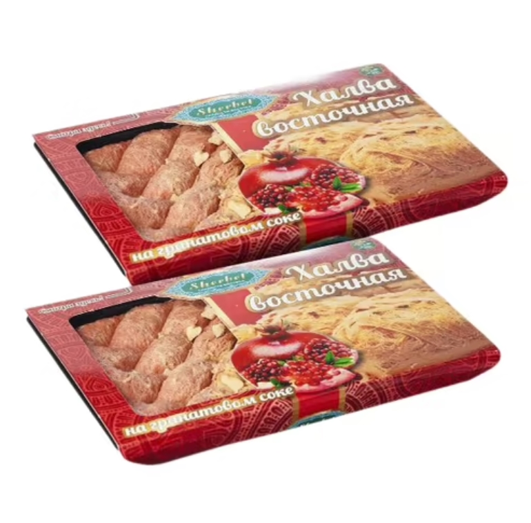 

Халва Sherbet Восточная с грецким орехом 300 г