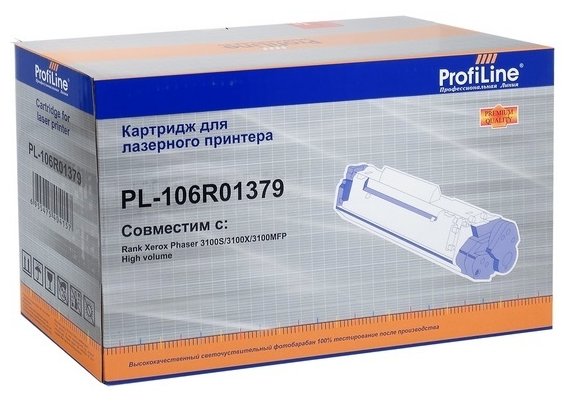 

Картридж для лазерного принтера ProfiLine 106R01379 / PL-106R01379 Black, совместимый, Черный