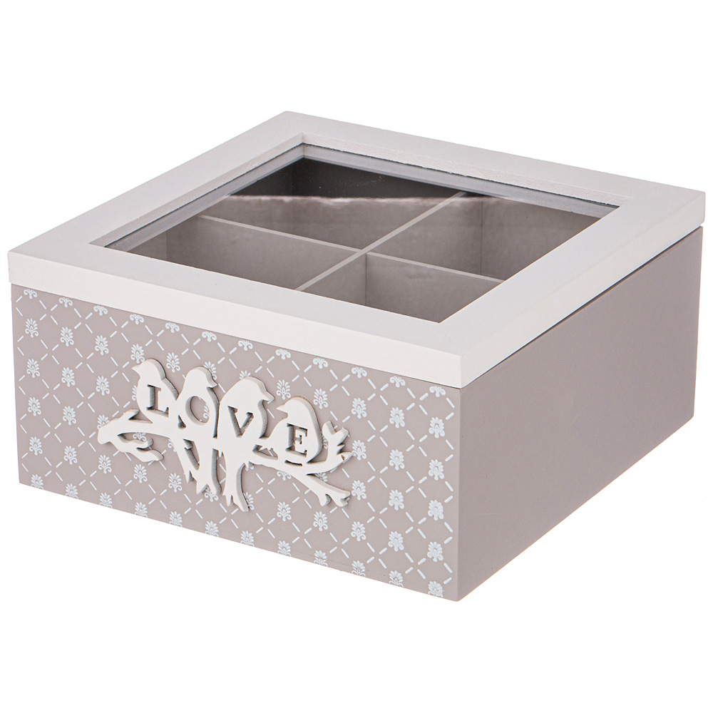 

Шкатулка Lefard Love 18х18.5х9см для чая МДФ 222-767_