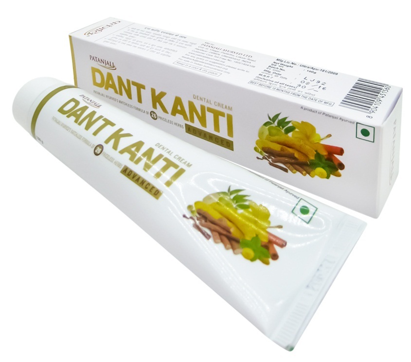 фото Зубная паста patanjali dant kanti advanced,100 г