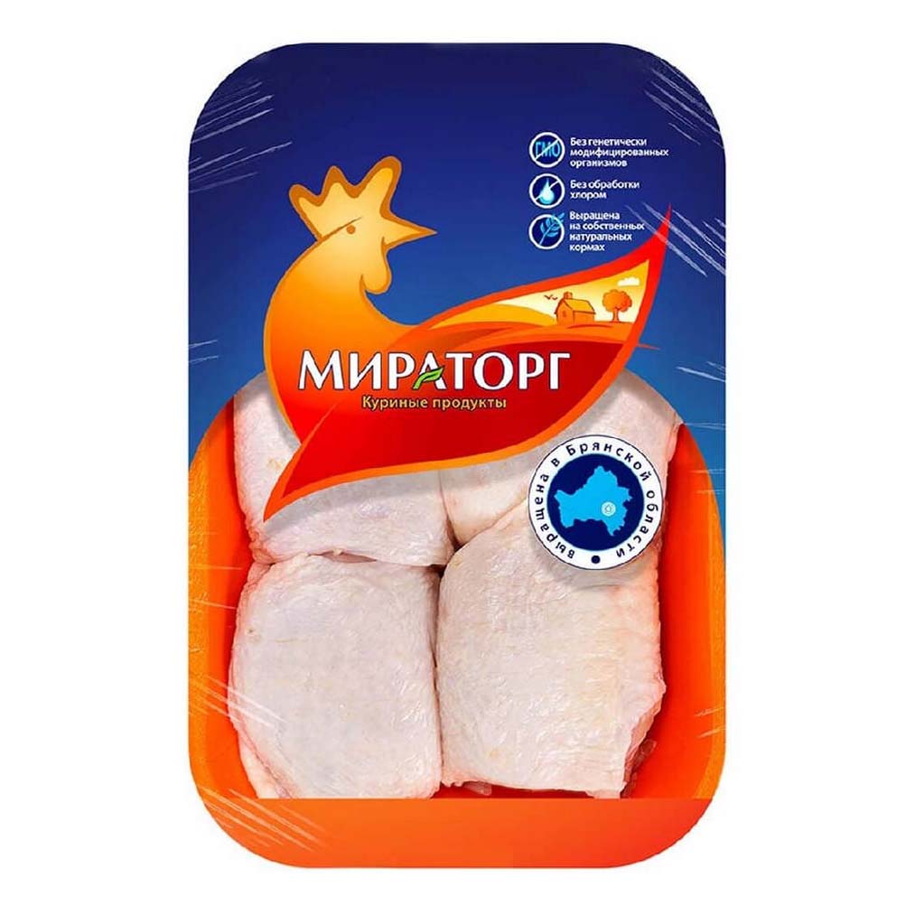 

Бедро цыпленка бройлера замороженное Мираторг 750 г