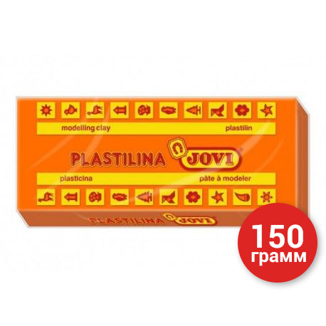 Пластилин JOVI оранжевый 150 грамм 7104